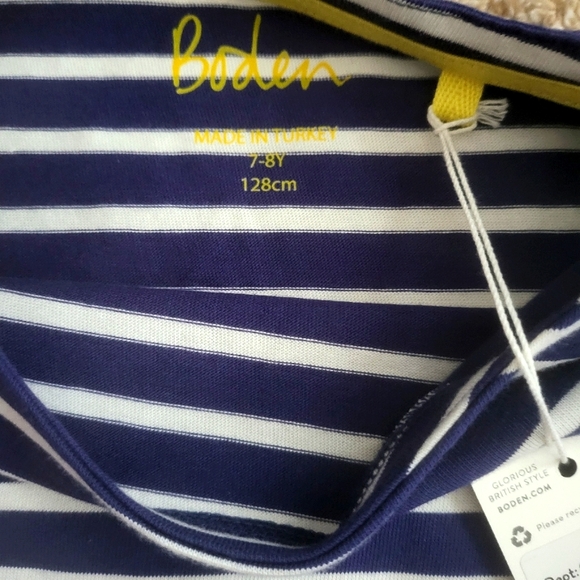 ♥️NWT♥️ BODEN GIRLS BRETON TOP - Picture 2 of 5